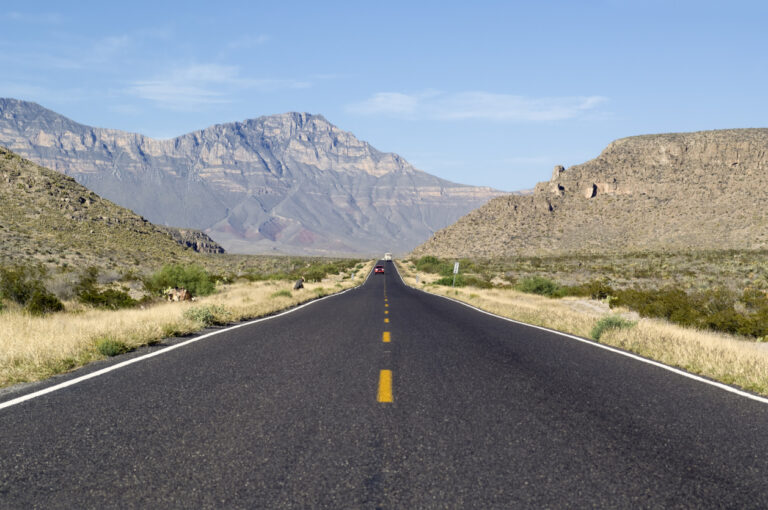 Road in desert