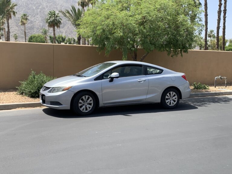 2012 Honda Civic on street parked